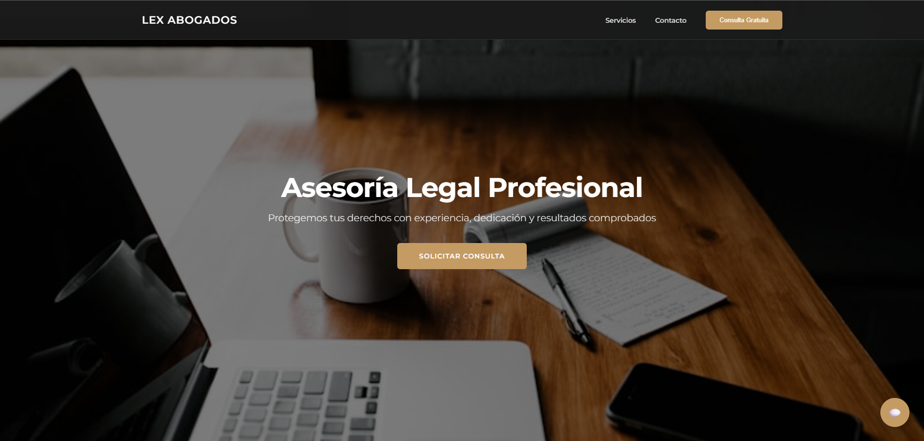 Web Corporativa - Despacho Legal